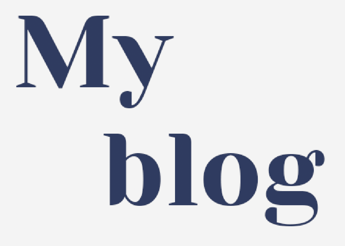 My blog